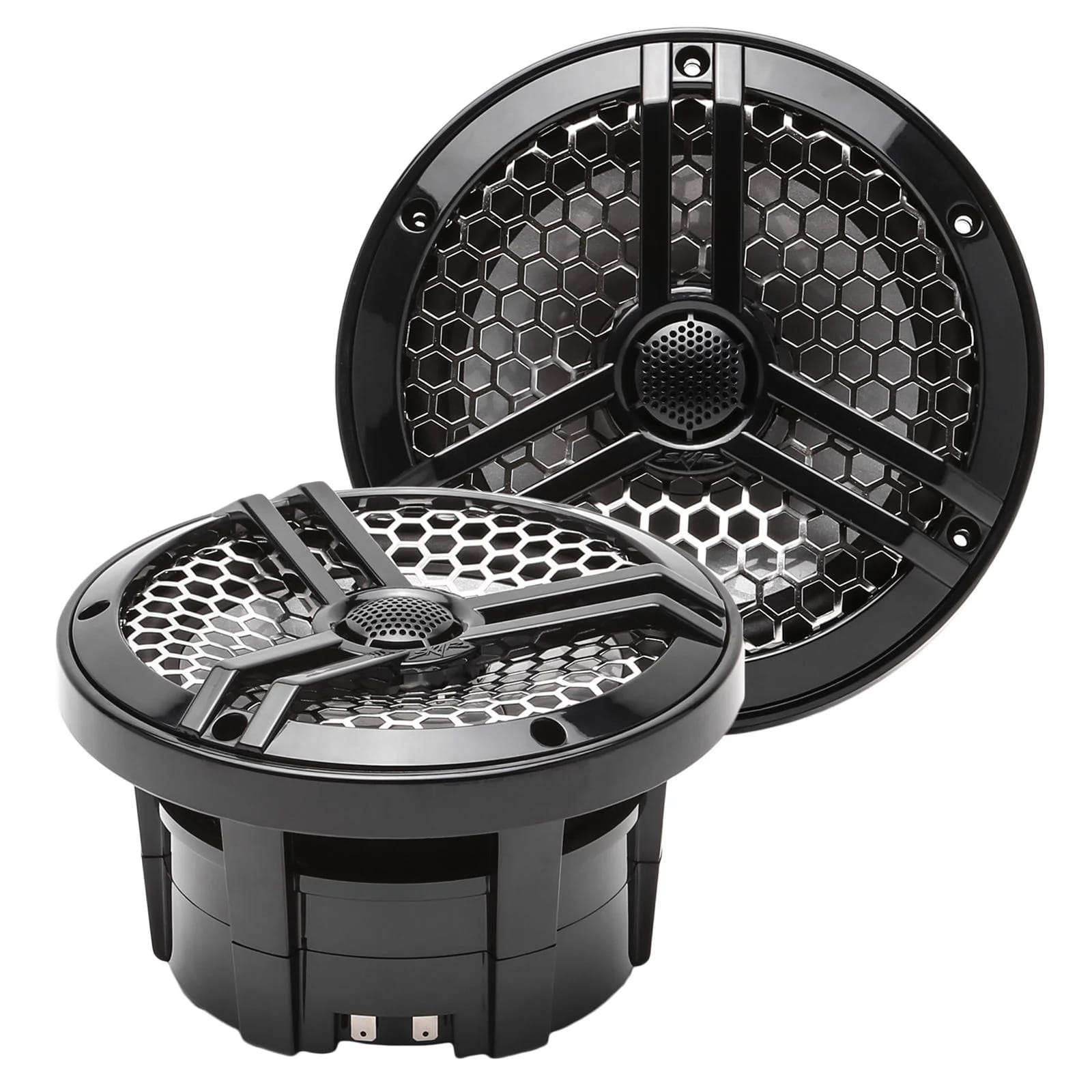 SK65MB | Marine 6.5" Full-Range 2-Way 320 Watt Speakers - Black (Pair) #1