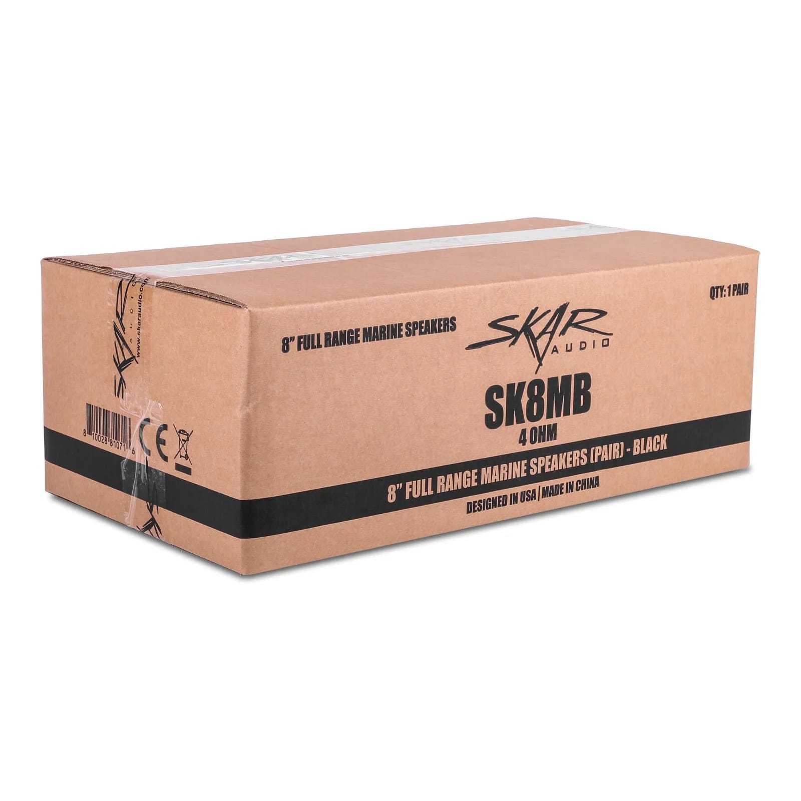 SK8MB | Marine 8" Full-Range 2-Way 500 Watt Speakers - Black (Pair) #6
