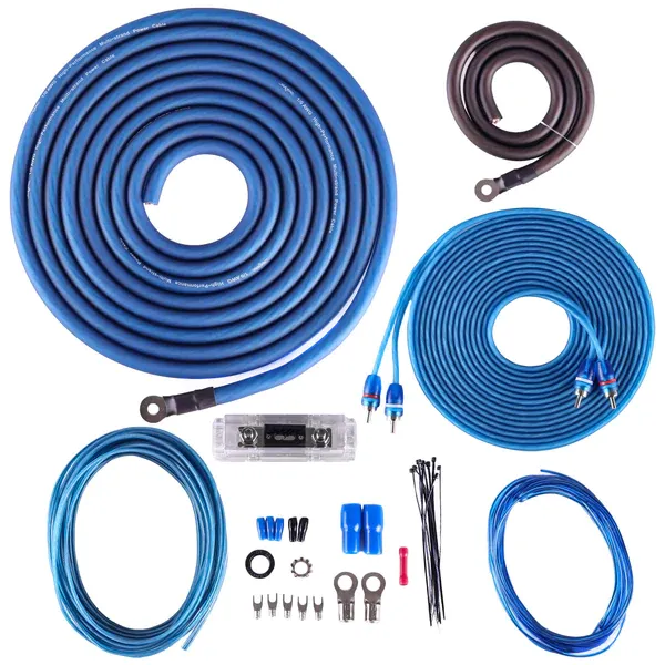 SKAR0ANL-CCA | 1/0 Gauge - 2,000 Watt CCA Amplifier Wiring Kit