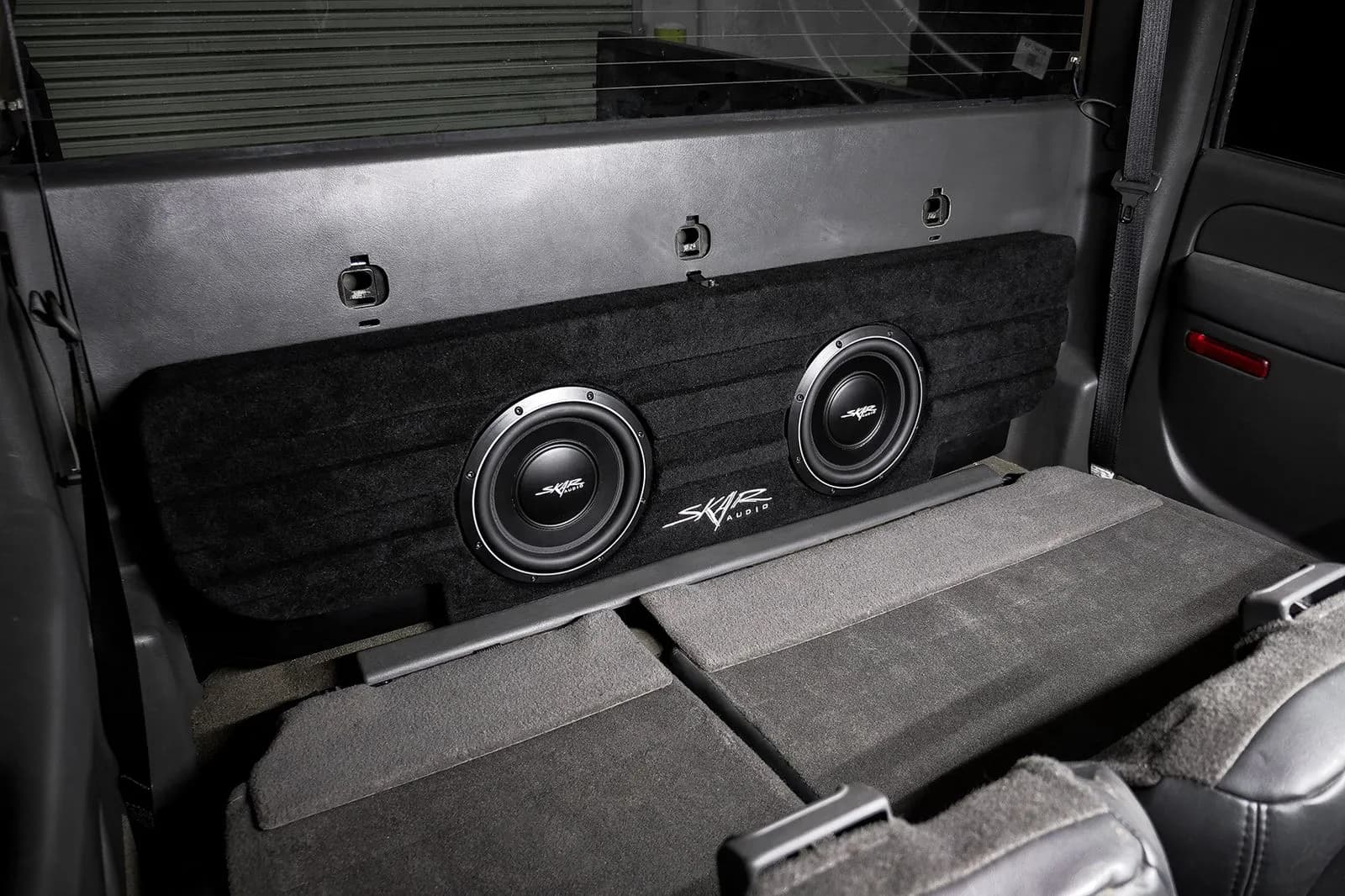 Featured Product Photo 11 for 2001-2006 Chevy Silverado & GMC Sierra 1500 Non-HD Crew Cab Compatible Dual 10' Subwoofer Enclosure