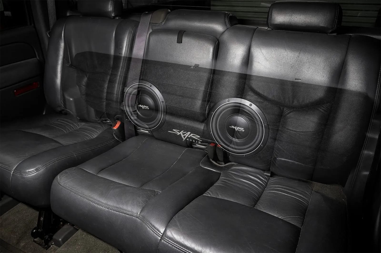 2001-2006 Chevy Silverado & GMC Sierra 1500 Non-HD Crew Cab Compatible Dual 10' Subwoofer Enclosure #14