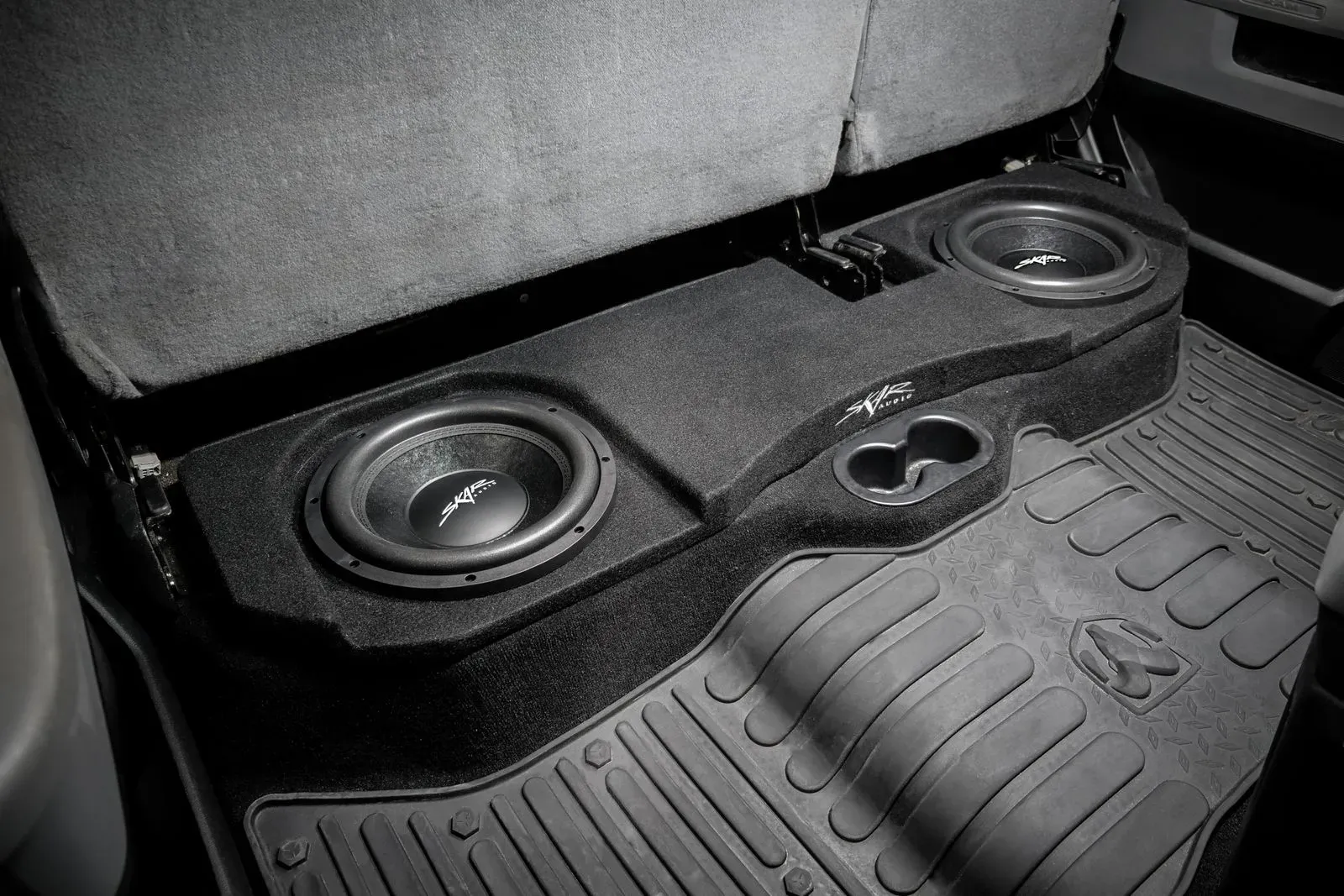 2002-2018 Dodge Ram Quad/Crew Cab Compatible Dual 12" Subwoofer Enclosure #8