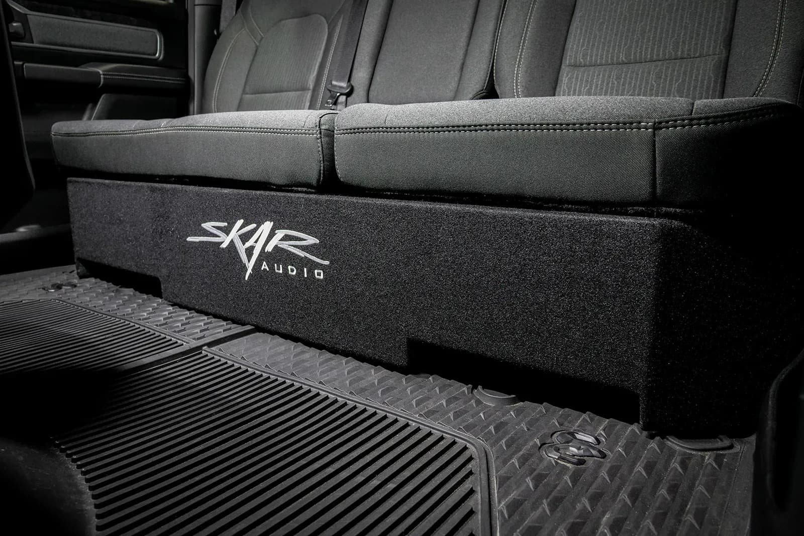 Featured Product Photo 8 for 2019-2025 Ram 1500 (5th Gen) Crew Cab Compatible Dual 12" Sealed Subwoofer Enclosure