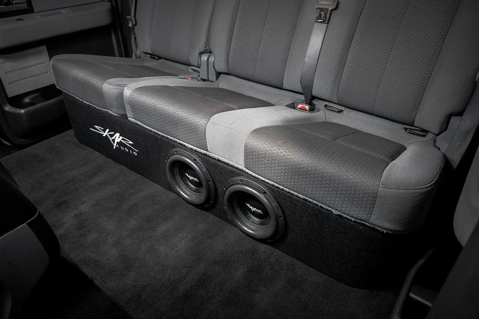 2009-2014 Ford F-150 Super Crew Cab Compatible Dual 8" Ported Subwoofer Enclosure #8