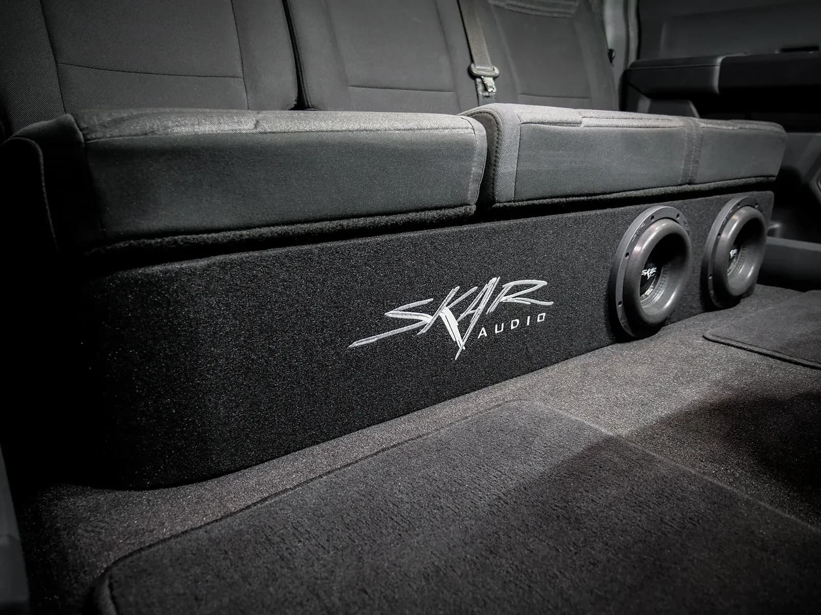 Featured Product Photo 7 for 2015-2026 Ford F-150 Super Crew Cab Compatible Dual 8" Ported Subwoofer Enclosure