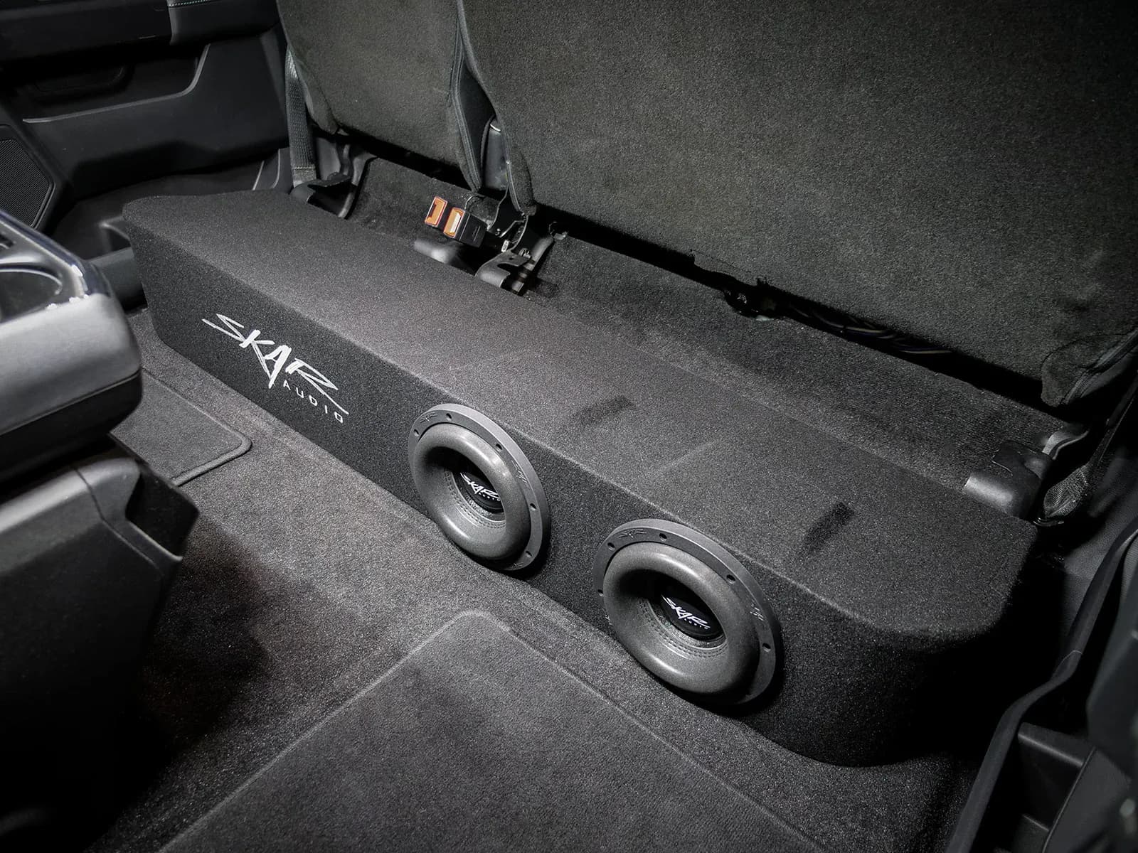 Featured Product Photo 8 for 2015-2026 Ford F-150 Super Crew Cab Compatible Dual 8" Ported Subwoofer Enclosure
