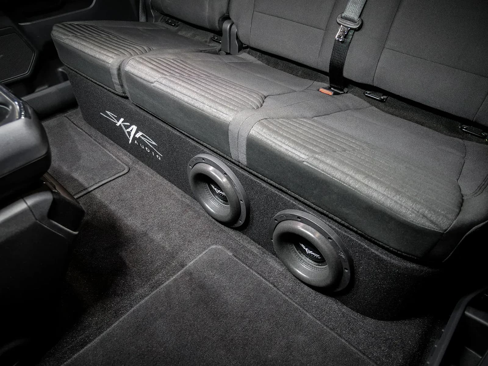 Featured Product Photo 9 for 2015-2026 Ford F-150 Super Crew Cab Compatible Dual 8" Ported Subwoofer Enclosure