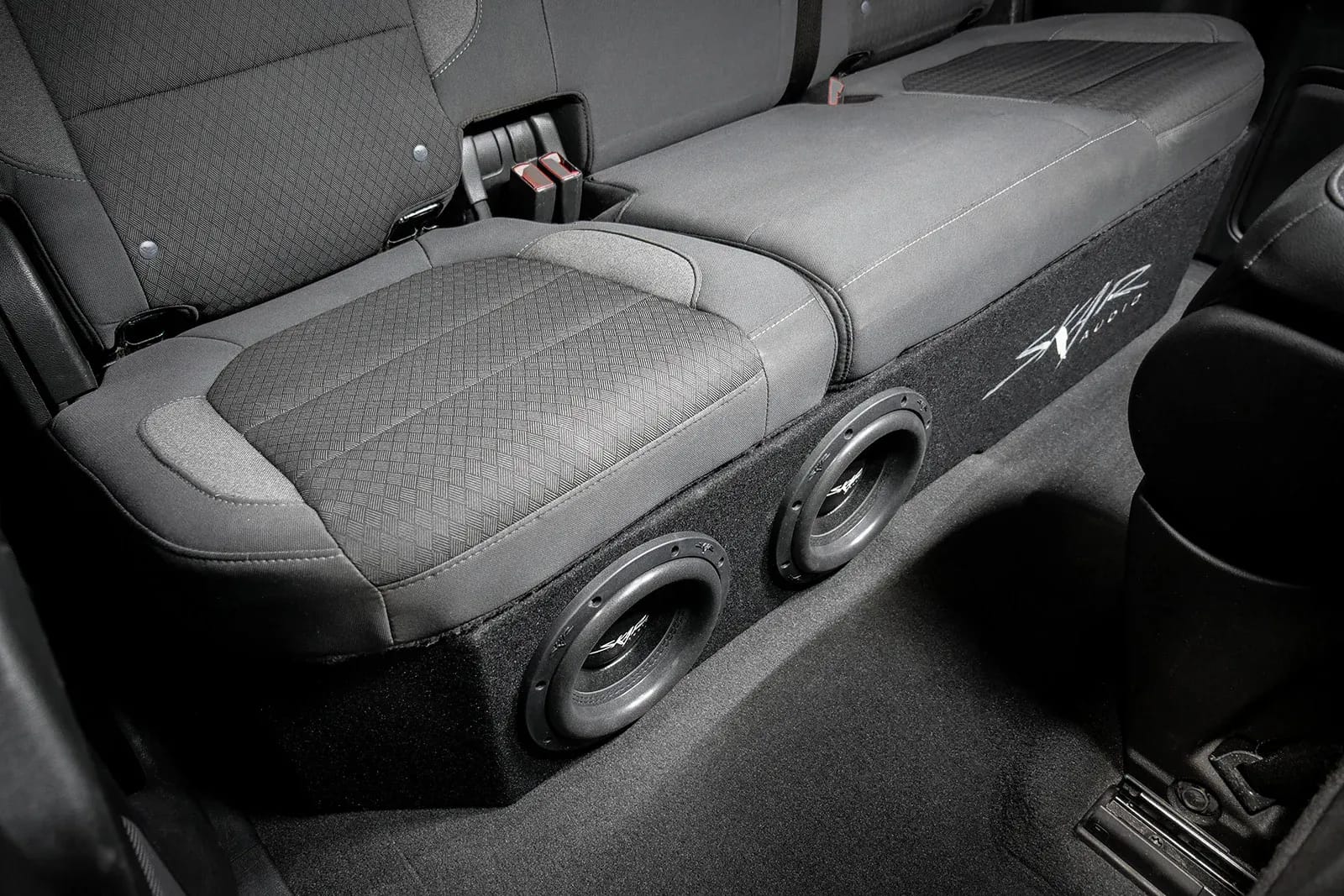 2019-2025 Chevy Silverado & GMC Sierra Double Cab Compatible Dual 8" Ported Subwoofer Enclosure #8