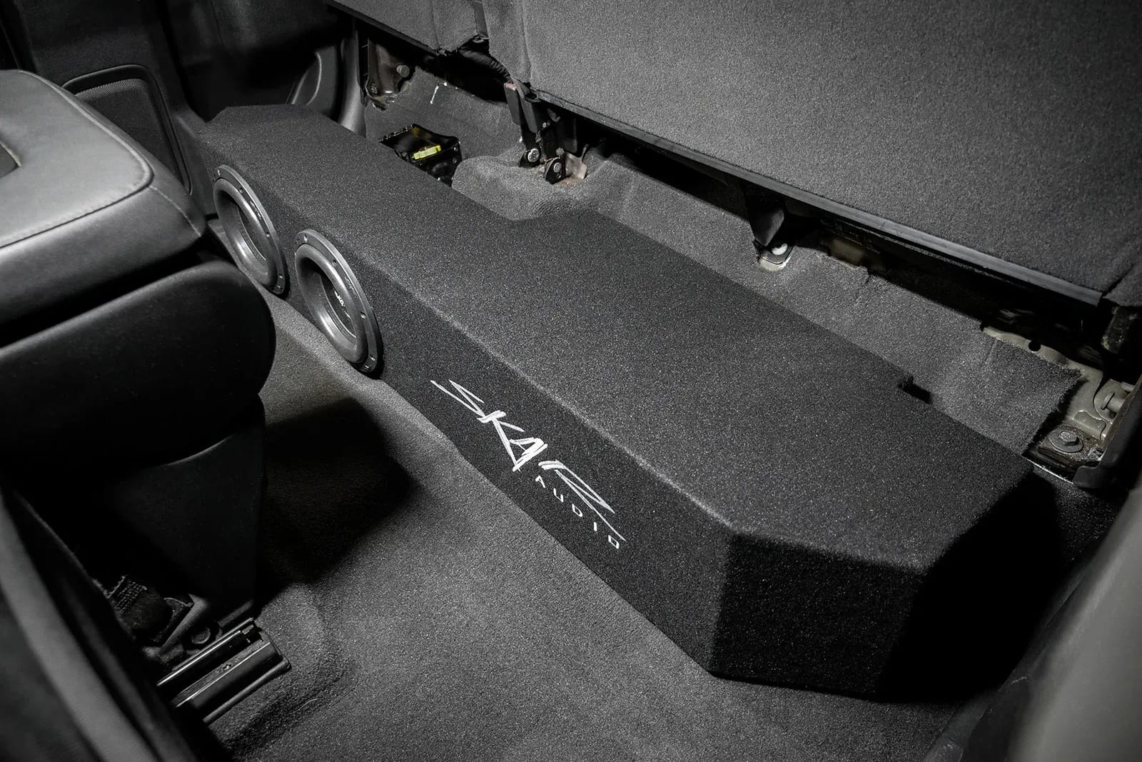 2019-2025 Chevy Silverado & GMC Sierra Double Cab Compatible Dual 8" Ported Subwoofer Enclosure #9