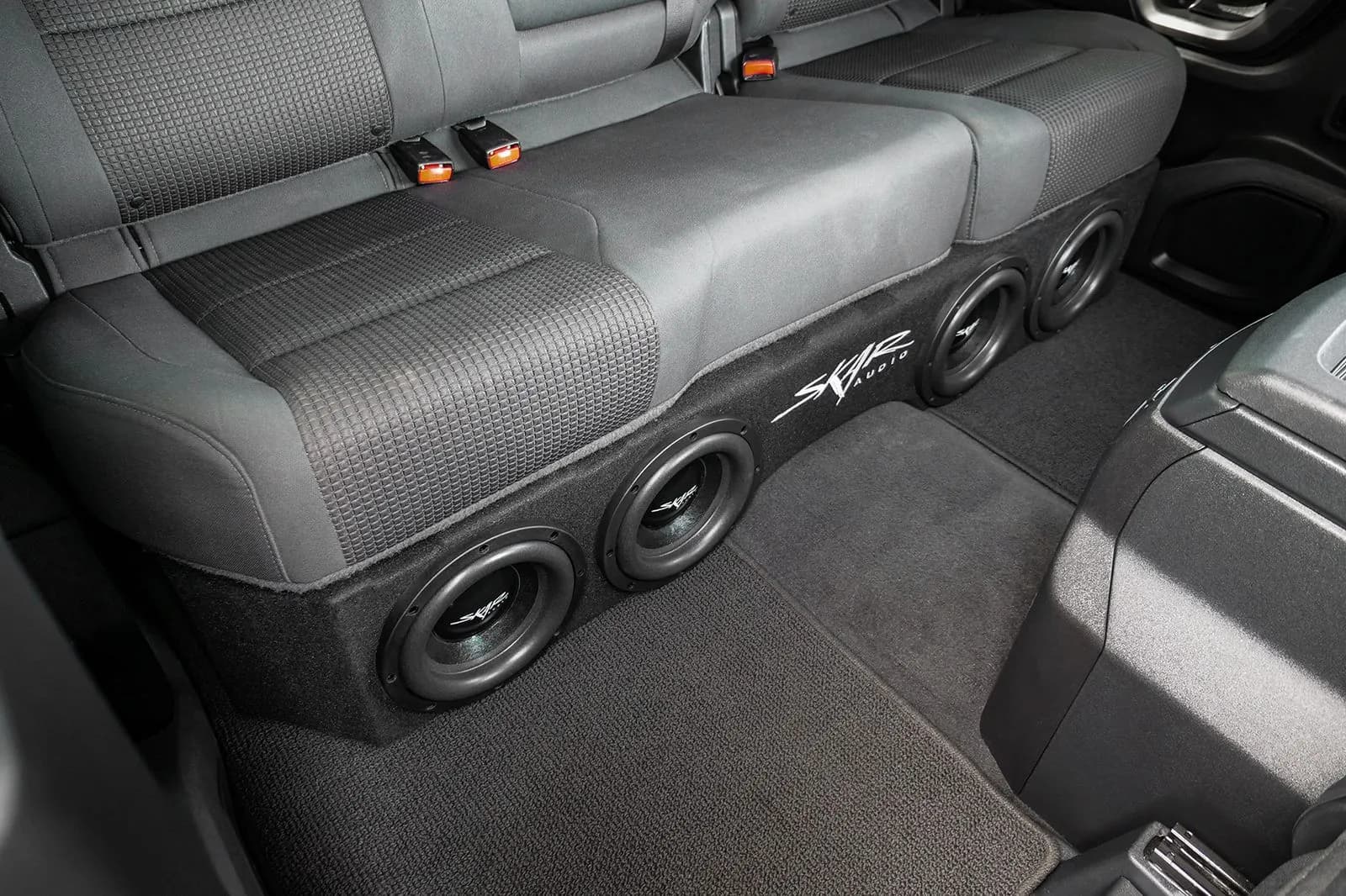 Featured Product Photo 9 for 2004-2015 Nissan Titan Crew Cab Compatible Quad 8" Ported Subwoofer Enclosure