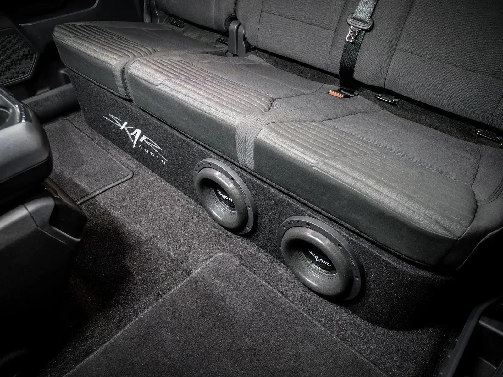 Dual 8" 2,400W Max Power Loaded Subwoofer Enclosure Compatible with 2015-2026 Ford F-150 Super Crew Cab Trucks #11