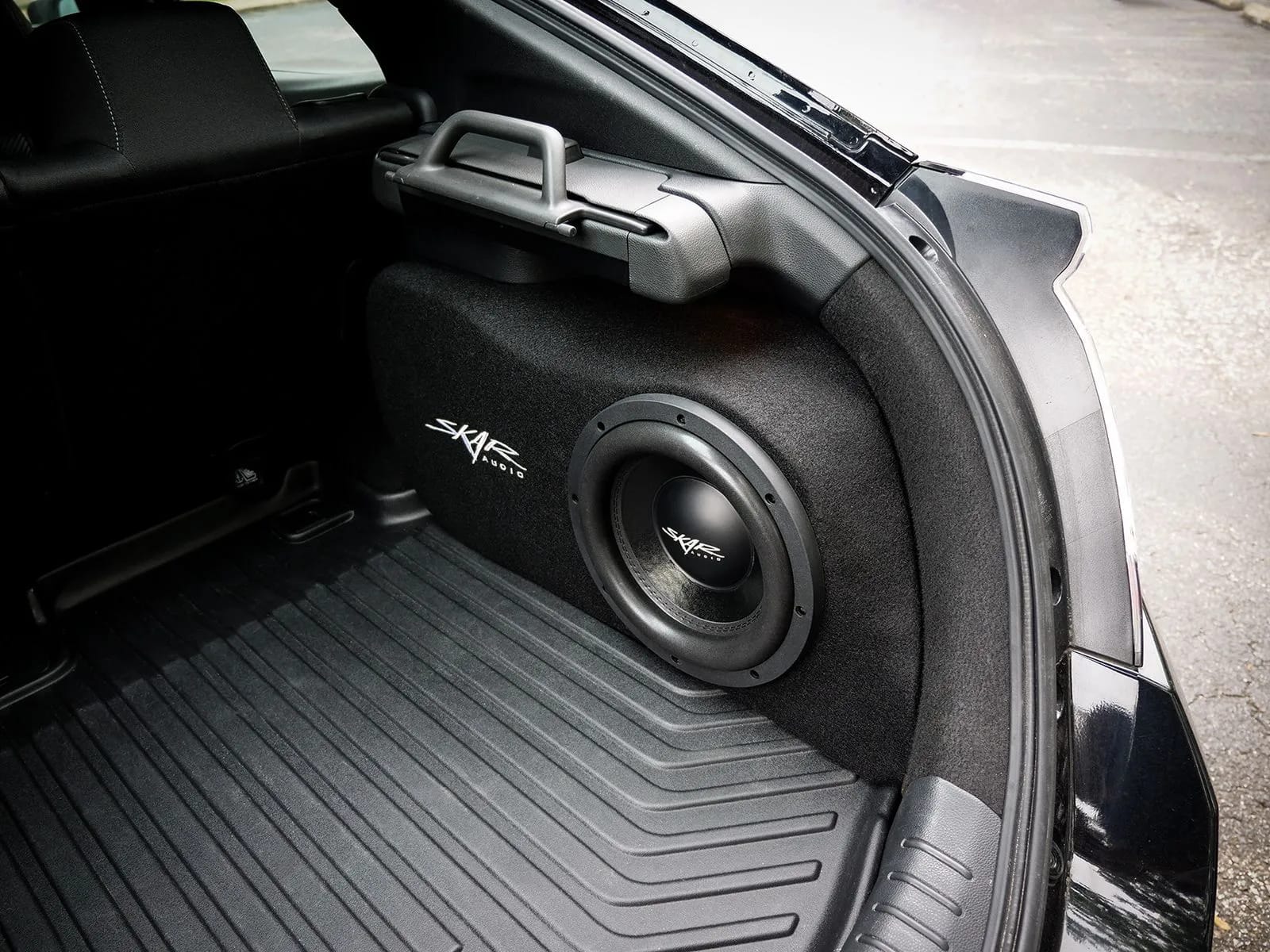 Single 10" 800W Max Power Loaded Subwoofer Enclosure Compatible with 2017-2021 Honda Civic Hatchback Sport Vehicles #10