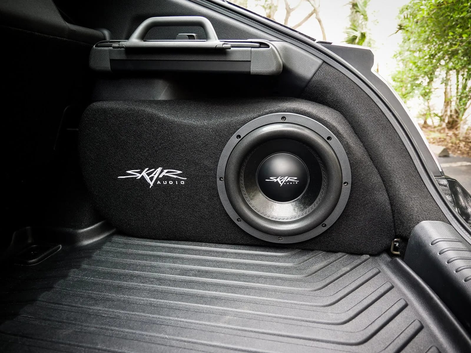 Single 10" 800W Max Power Loaded Subwoofer Enclosure Compatible with 2017-2021 Honda Civic Hatchback Sport Vehicles #11