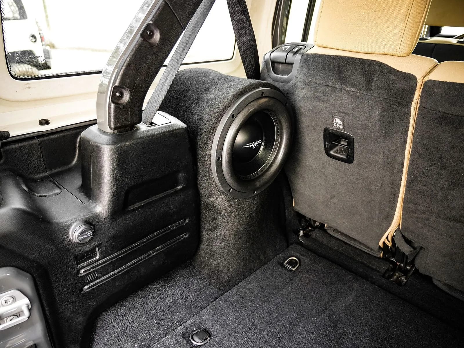 Single 10" 800W Max Power Loaded Subwoofer Enclosure Compatible with 2018-2025 Jeep Wrangler JL 4-Door Vehicles (Driver Side) #10