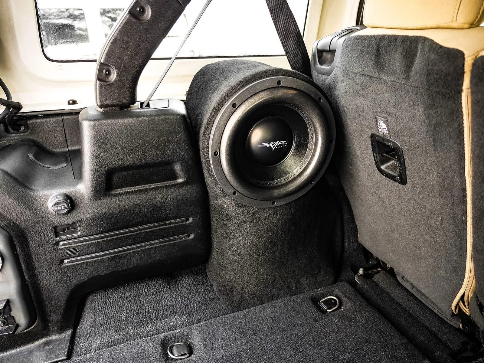 Single 10" 800W Max Power Loaded Subwoofer Enclosure Compatible with 2018-2025 Jeep Wrangler JL 4-Door Vehicles (Driver Side) #11
