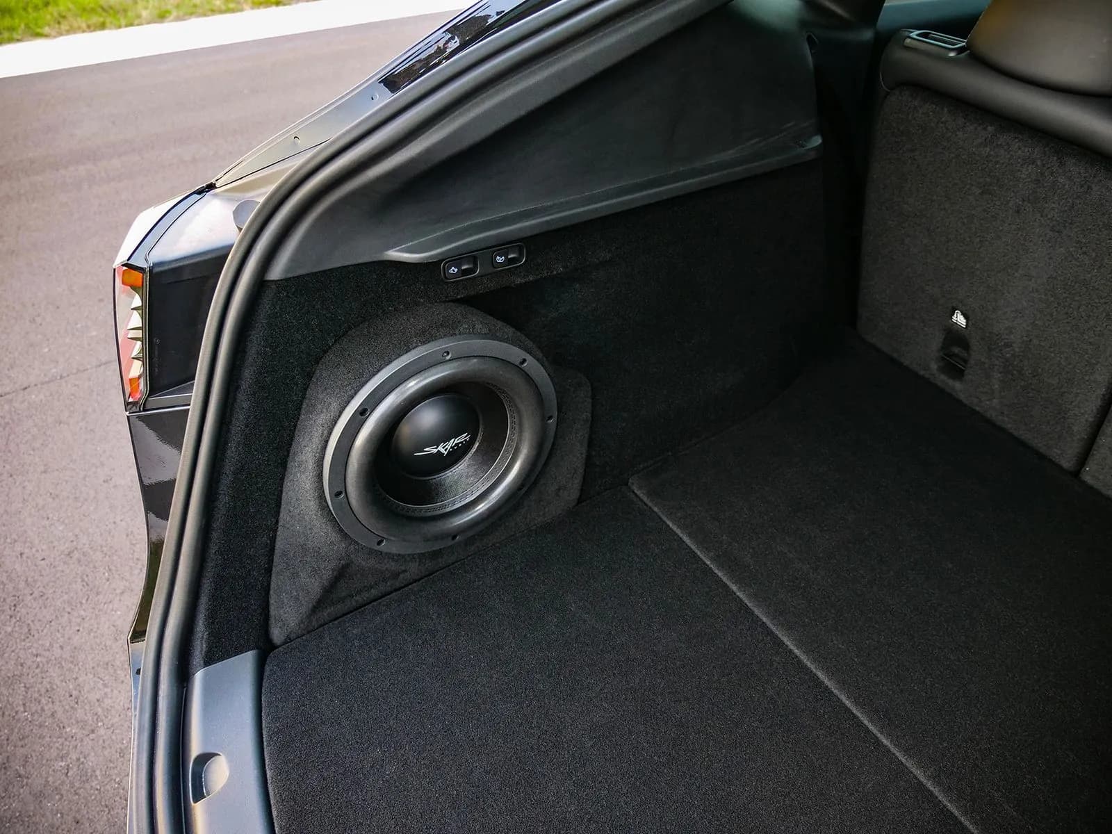 Featured Product Photo 10 for Single 10" 800W Max Power Loaded Subwoofer Enclosure Compatible with 2020-2024 Tesla Model Y Vehicles