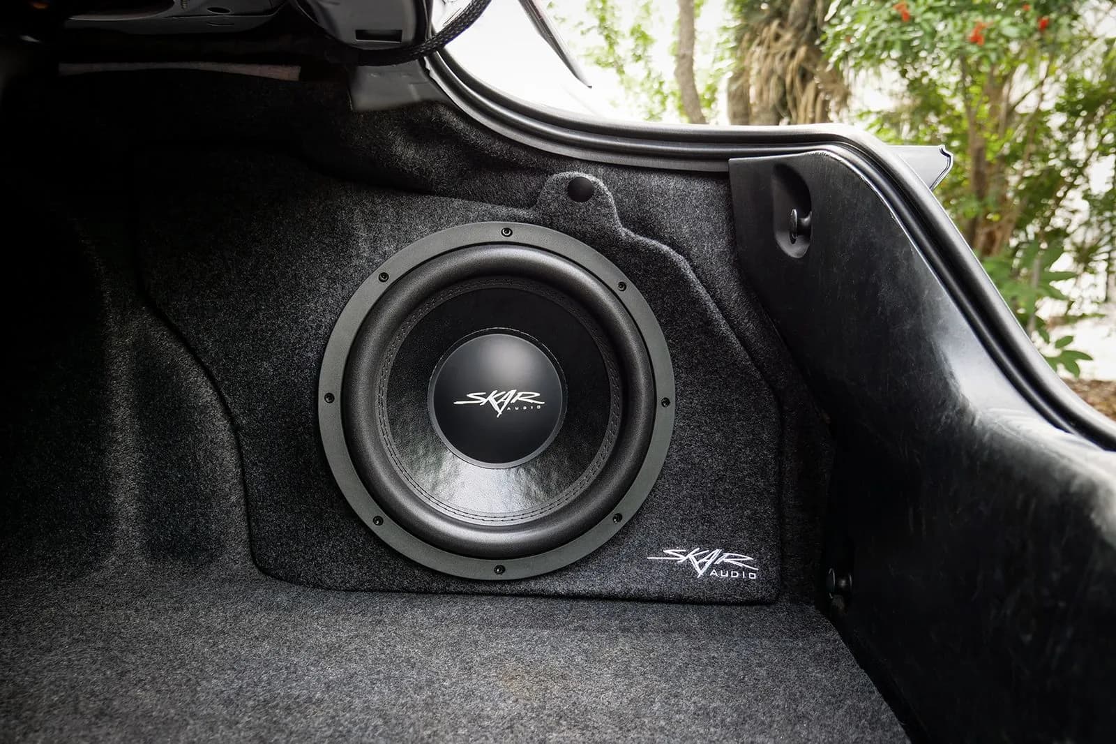 Featured Product Photo 9 for Single 12" 800W Max Power Loaded Subwoofer Enclosure Compatible with 2015-2025 Ford Mustang Hardtop Vehicles