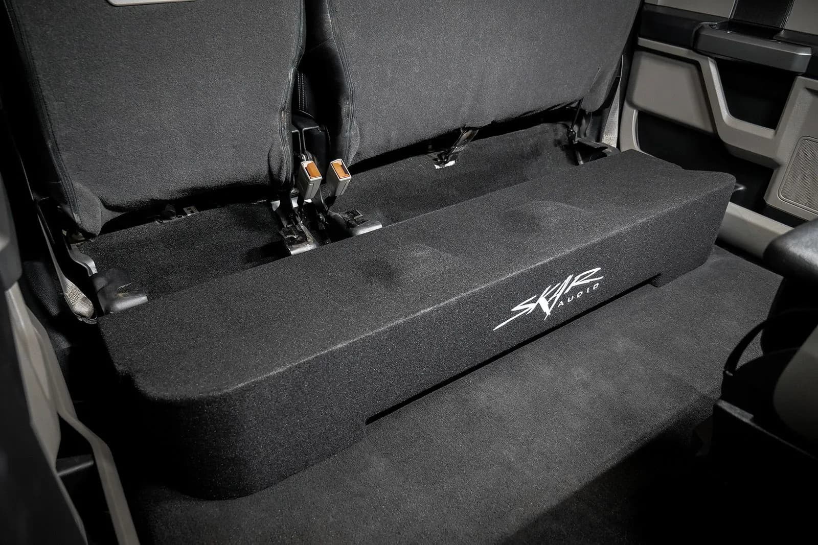 Featured Product Photo 9 for Dual 10" 1,600W Max Power Loaded Subwoofer Enclosure Compatible with 2017-2025 Ford Super Duty (F-250/350/450) SuperCrew Cab Trucks