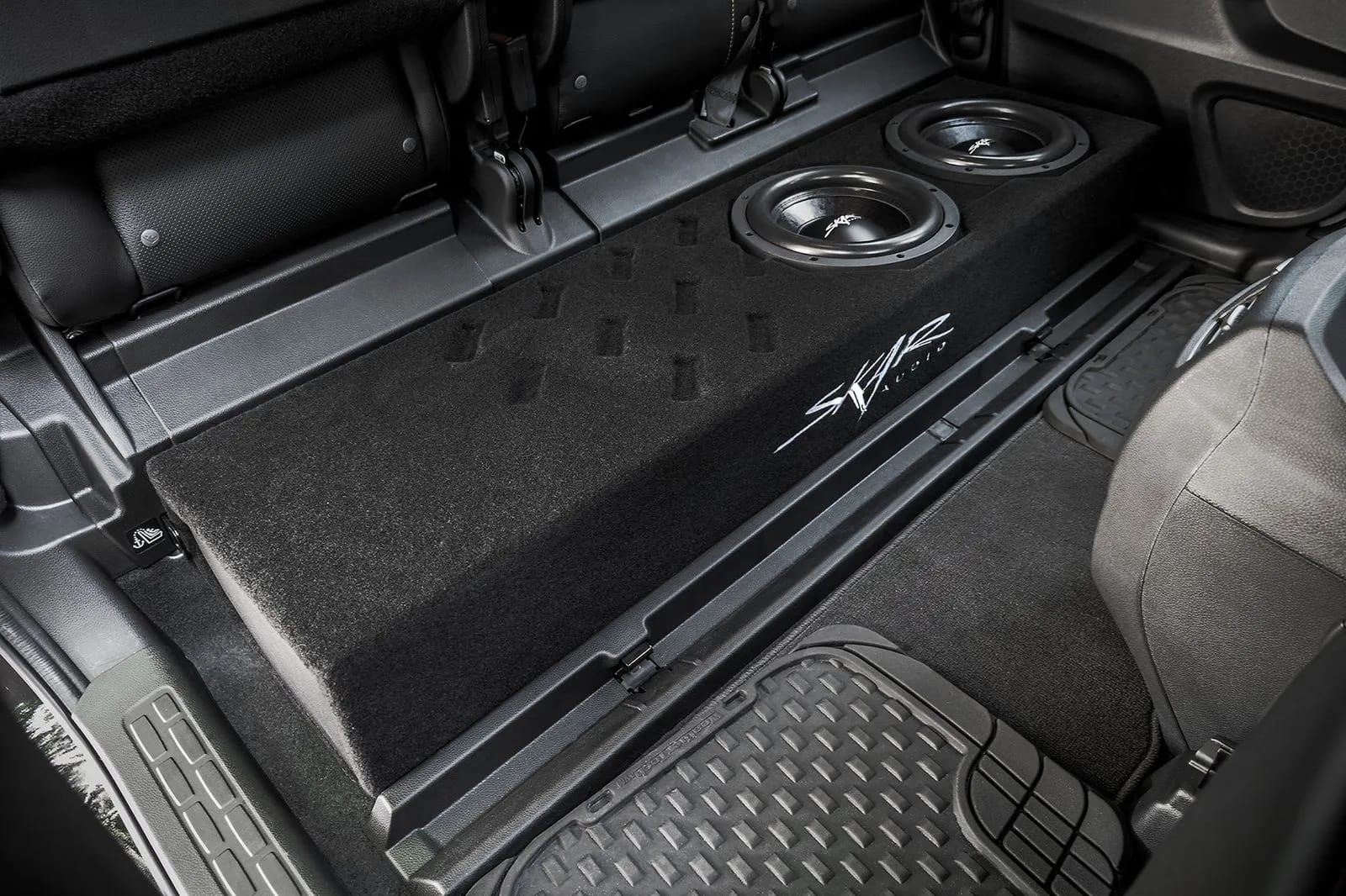 Dual 10" 1,600W Max Power Loaded Subwoofer Enclosure Compatible with 2017-2025 Honda Ridgeline Crew Cab Trucks #11