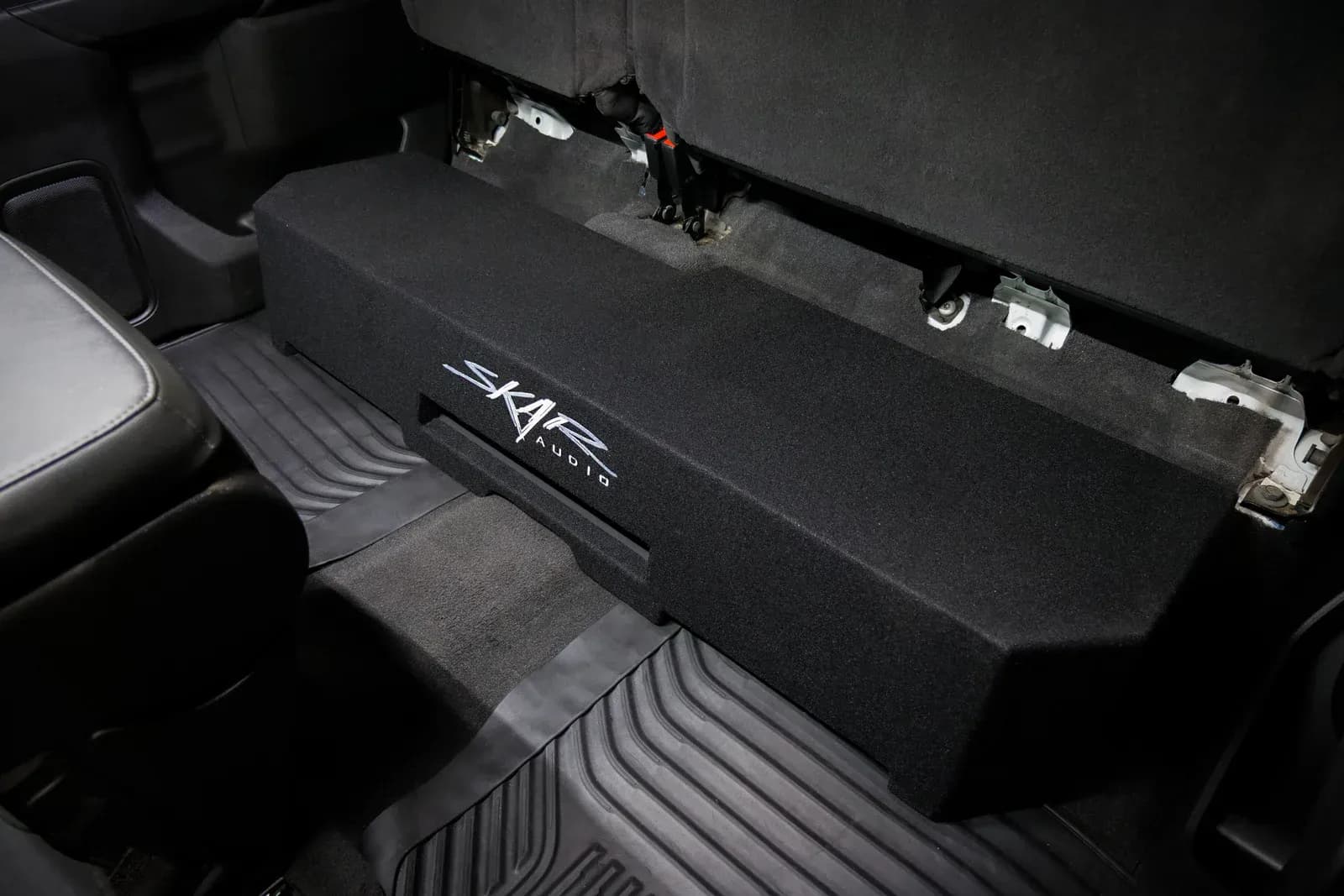 Featured Product Photo 10 for Dual 12" 1,600W Max Power Loaded Subwoofer Enclosure Compatible with 2019-2025 Chevrolet Silverado/GMC Sierra Crew Cab Trucks