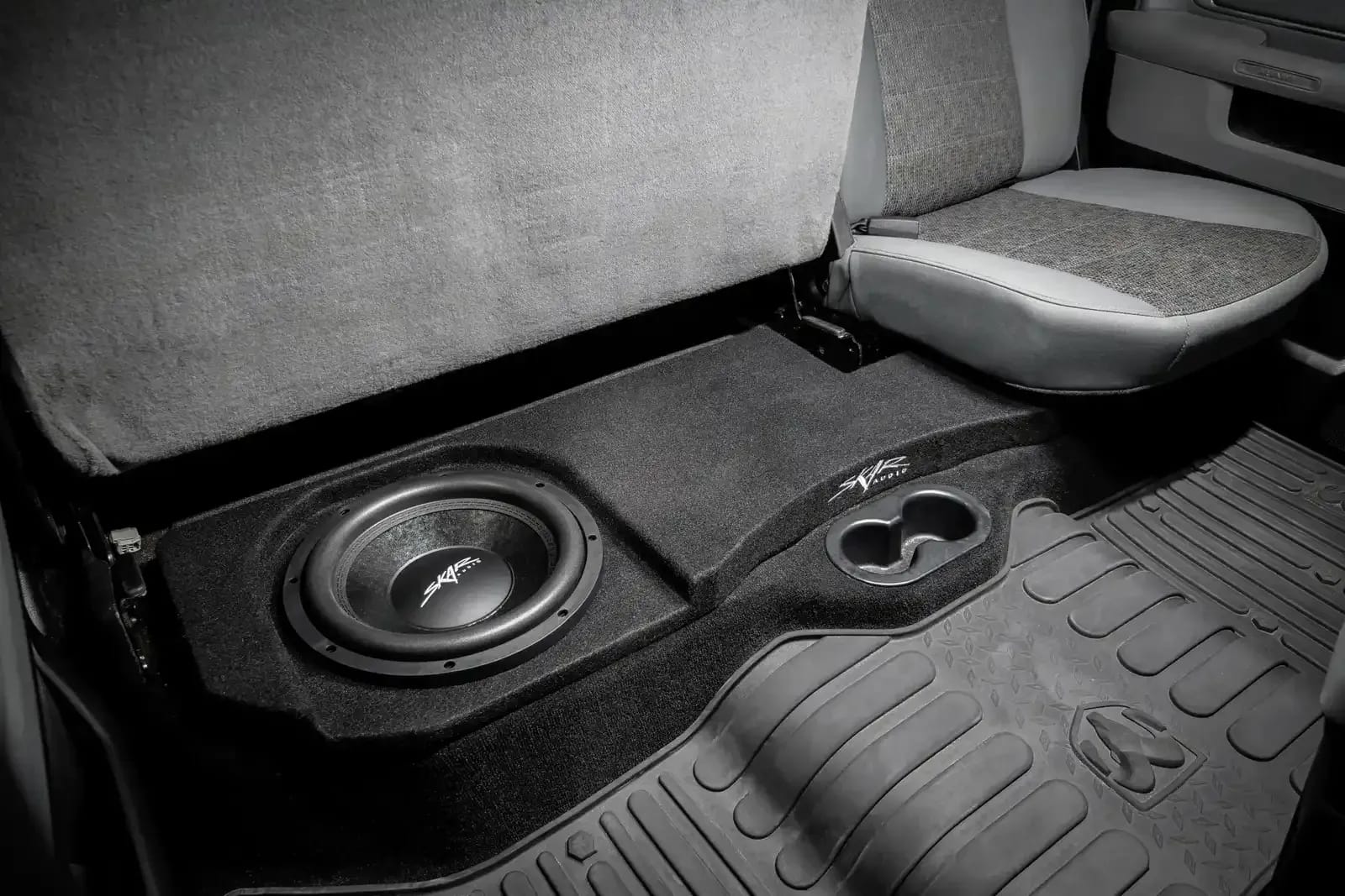 Dual 12" 1,600W Max Power Loaded Subwoofer Enclosure Compatible with 2002-2018 Dodge Ram Crew & Quad Cab Trucks #11