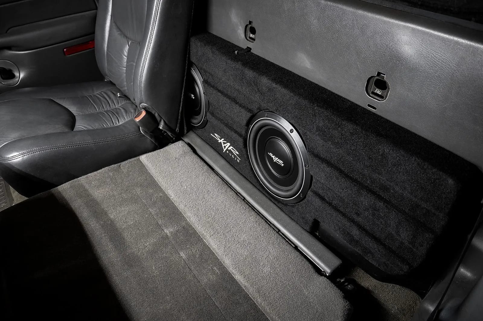 Dual 10" 2,000W Max Power Loaded Subwoofer Enclosure Compatible with 2001-2006 Chevy Silverado & GMC Sierra 1500 Non-HD Crew Cab Trucks #11
