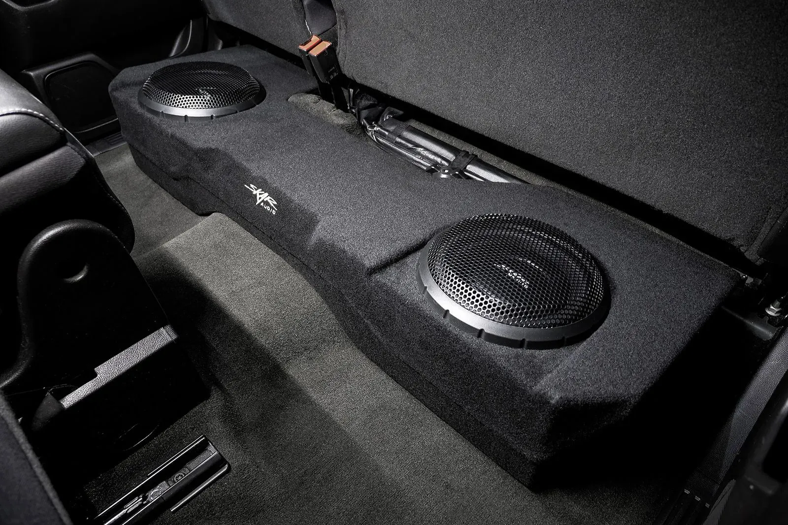 Dual 10" 2,000W Max Power Loaded Subwoofer Enclosure Compatible with 2014-2018 Chevy Silverado & GMC Sierra Double Cab Trucks #12