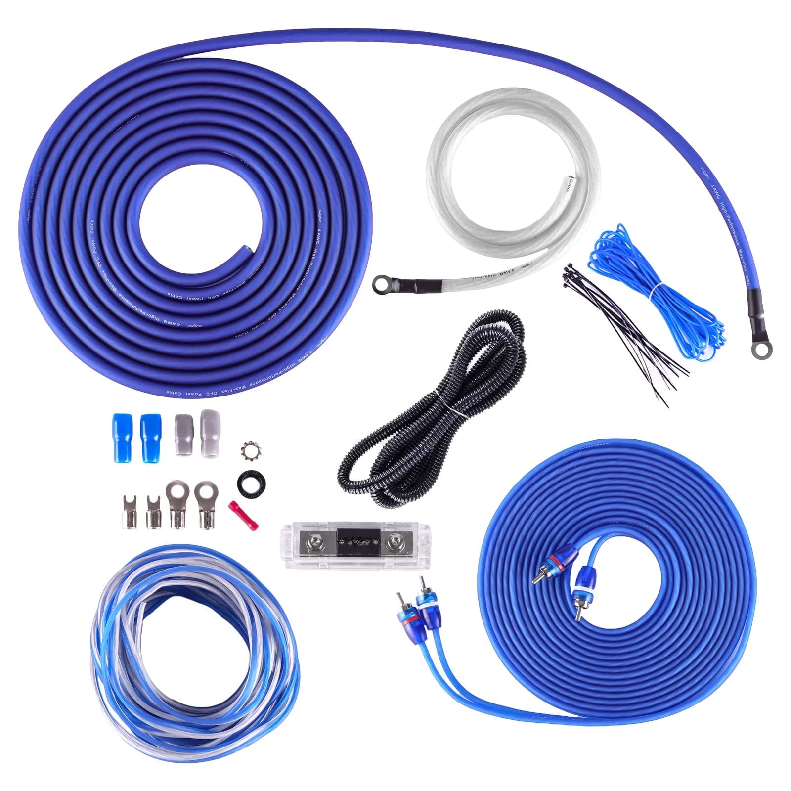 4 Gauge - 1,500 Watt OFC Amplifier Wiring Kit