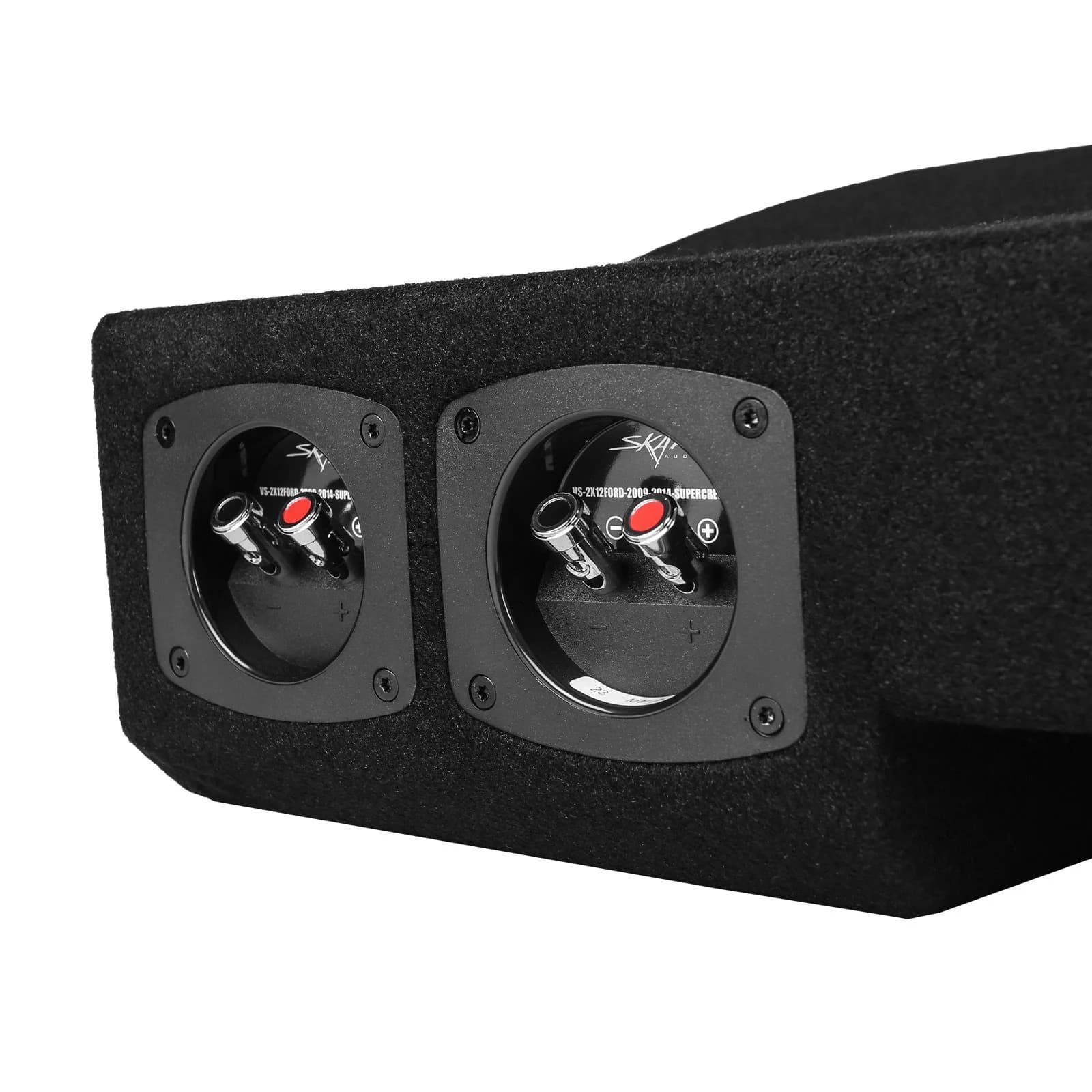 Featured Product Photo 5 for 2009-2014 Ford F-150 Super Crew Cab Compatible Dual 12" Ported Subwoofer Enclosure