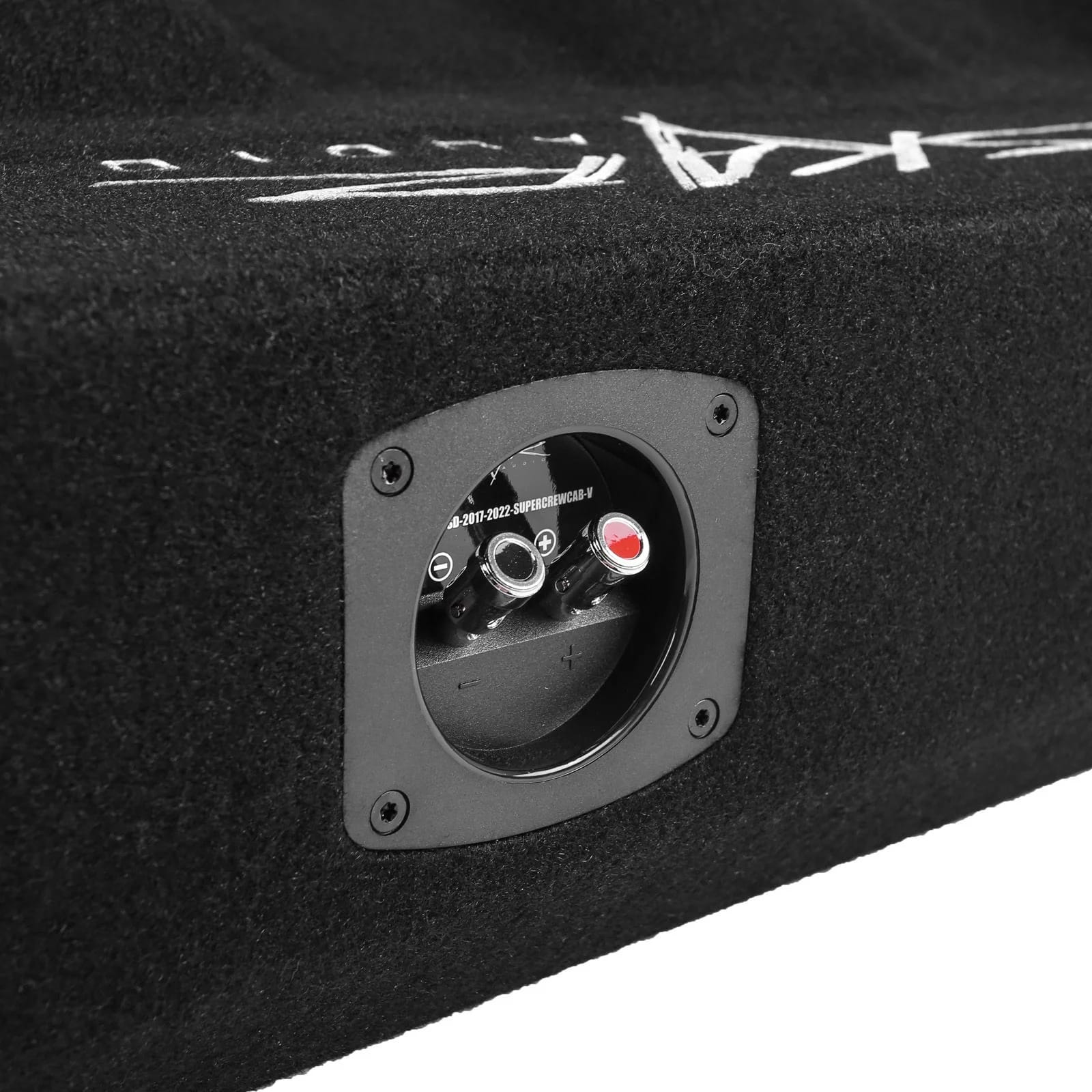 2017-2025 Ford Super Duty (F-250/350/450) SuperCrew Cab Compatible Quad 8" Ported Subwoofer Enclosure #7