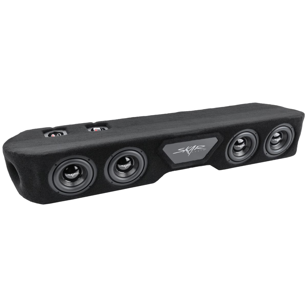 Quad 6.5" 1,600W Max Power Loaded Subwoofer Enclosure Compatible with 2005-2021 Nissan Frontier Crew Cab Trucks #1