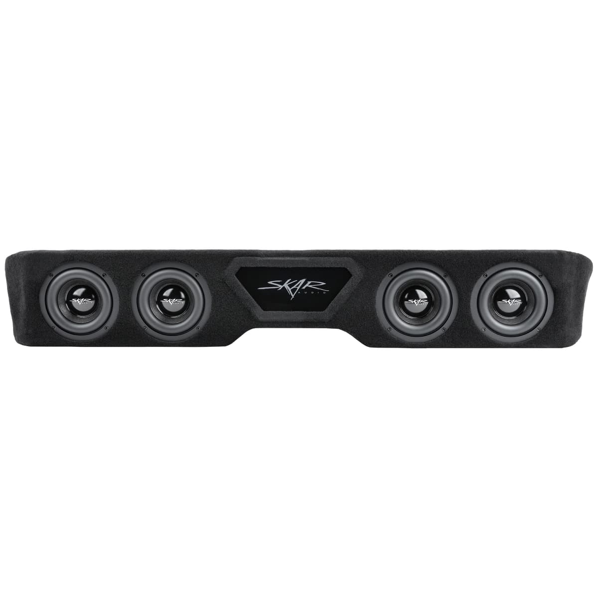 Featured Product Photo 1 for Quad 6.5" 1,600W Max Power Loaded Subwoofer Enclosure Compatible with 2005-2021 Nissan Frontier Crew Cab Trucks
