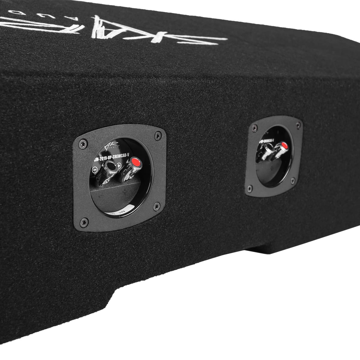 Quad 8" 3200W Max Power Loaded Ported Subwoofer Enclosure Compatible with 2019-2025 Chevy Silverado & GMC Sierra Crew Cab Trucks #6