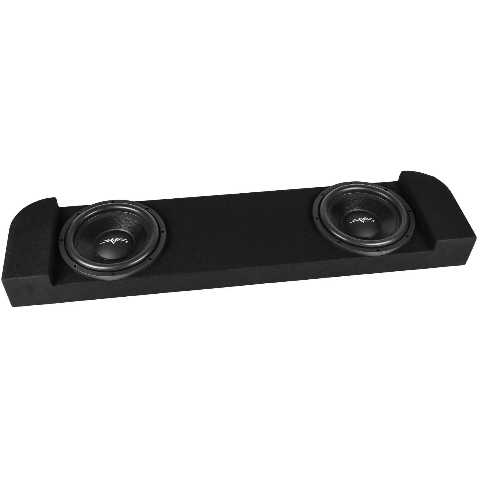 Dual 12" 1,600W Max Power Loaded Subwoofer Enclosure Compatible with 2014-2018 Chevy Silverado & GMC Sierra Crew Cab Trucks #1