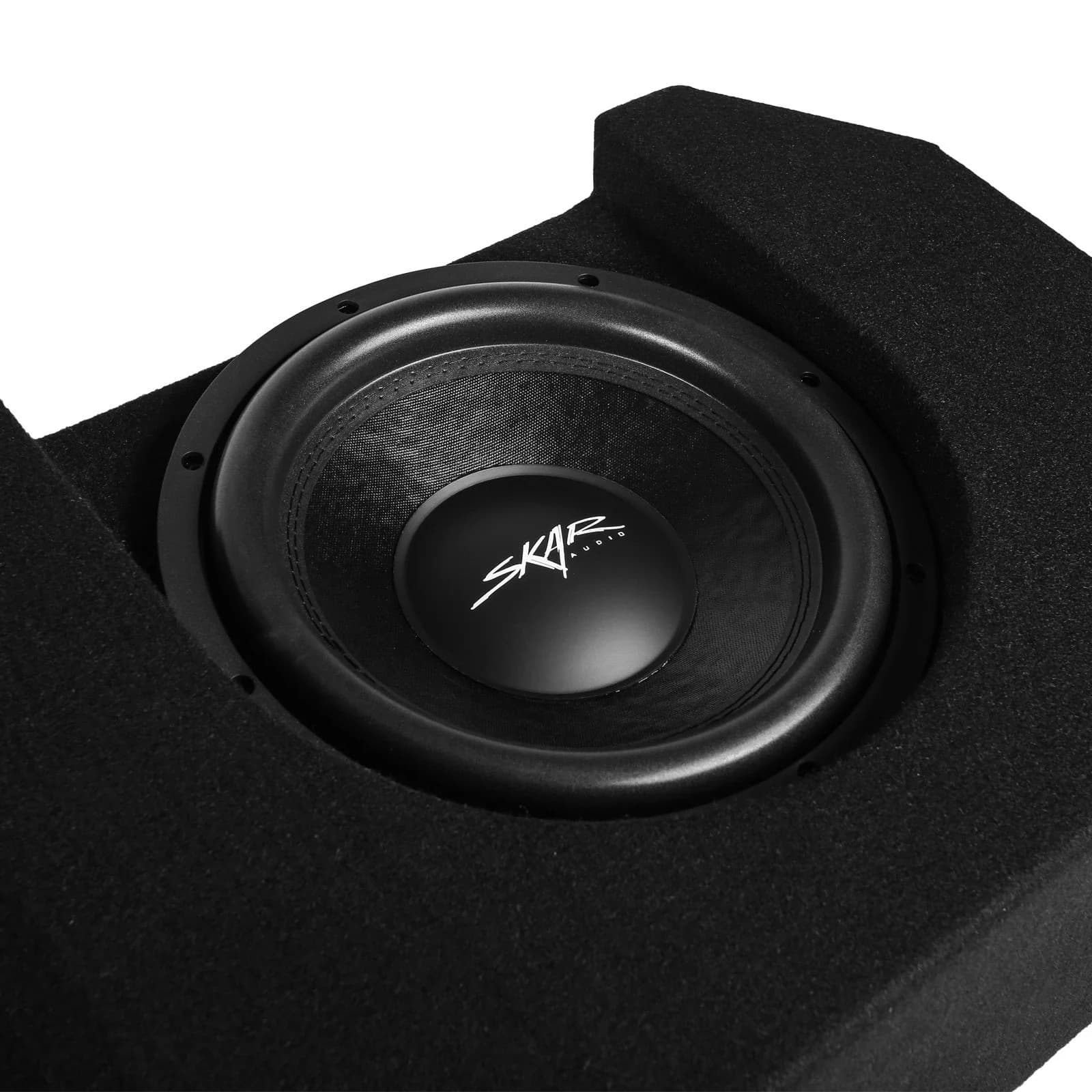 Featured Product Photo 4 for Dual 12" 1,600W Max Power Loaded Subwoofer Enclosure Compatible with 2019-2025 Chevrolet Silverado/GMC Sierra Crew Cab Trucks