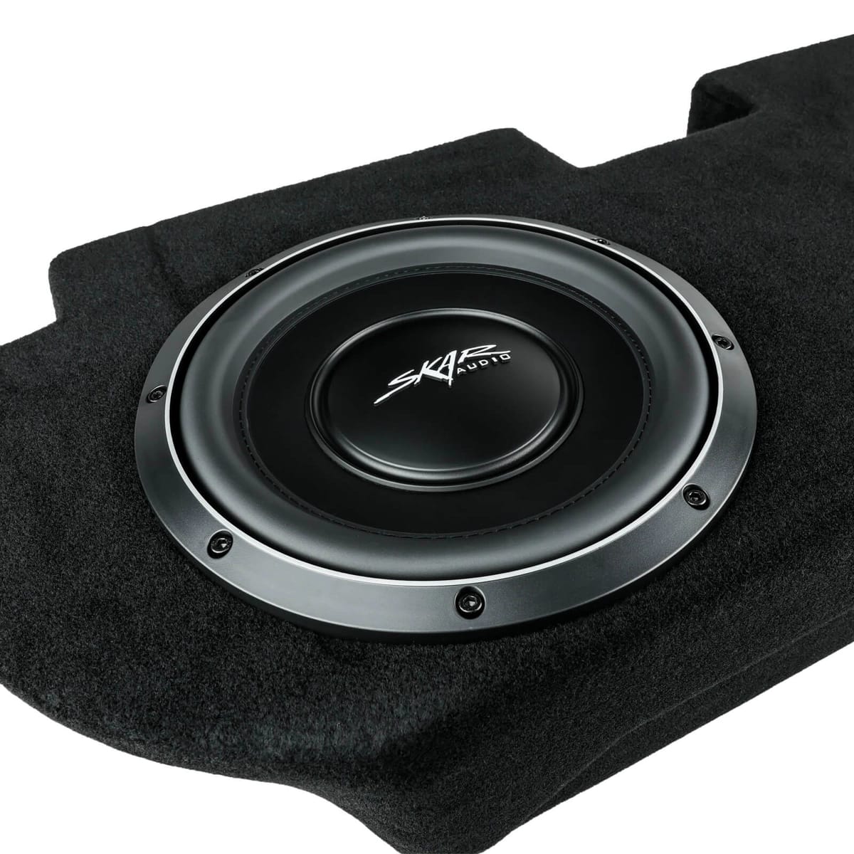 Single 10" 1,000W Max Power Loaded Subwoofer Enclosure Compatible with 1999-2016 Ford Super Duty (F-250/350/450) Crew Cab Trucks #7