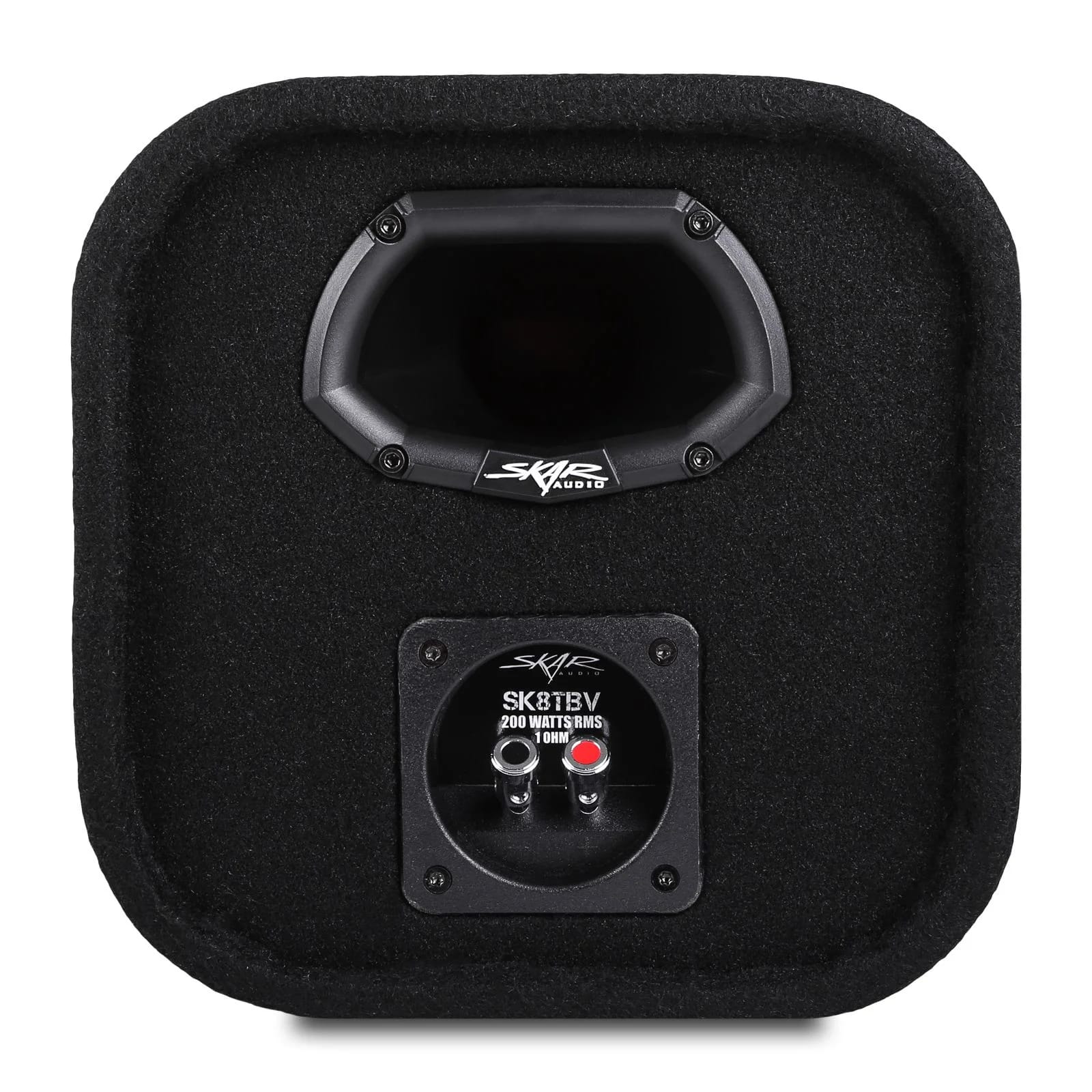 Single 8" 400 Watt Loaded Vented Subwoofer Enclosure Tube #4