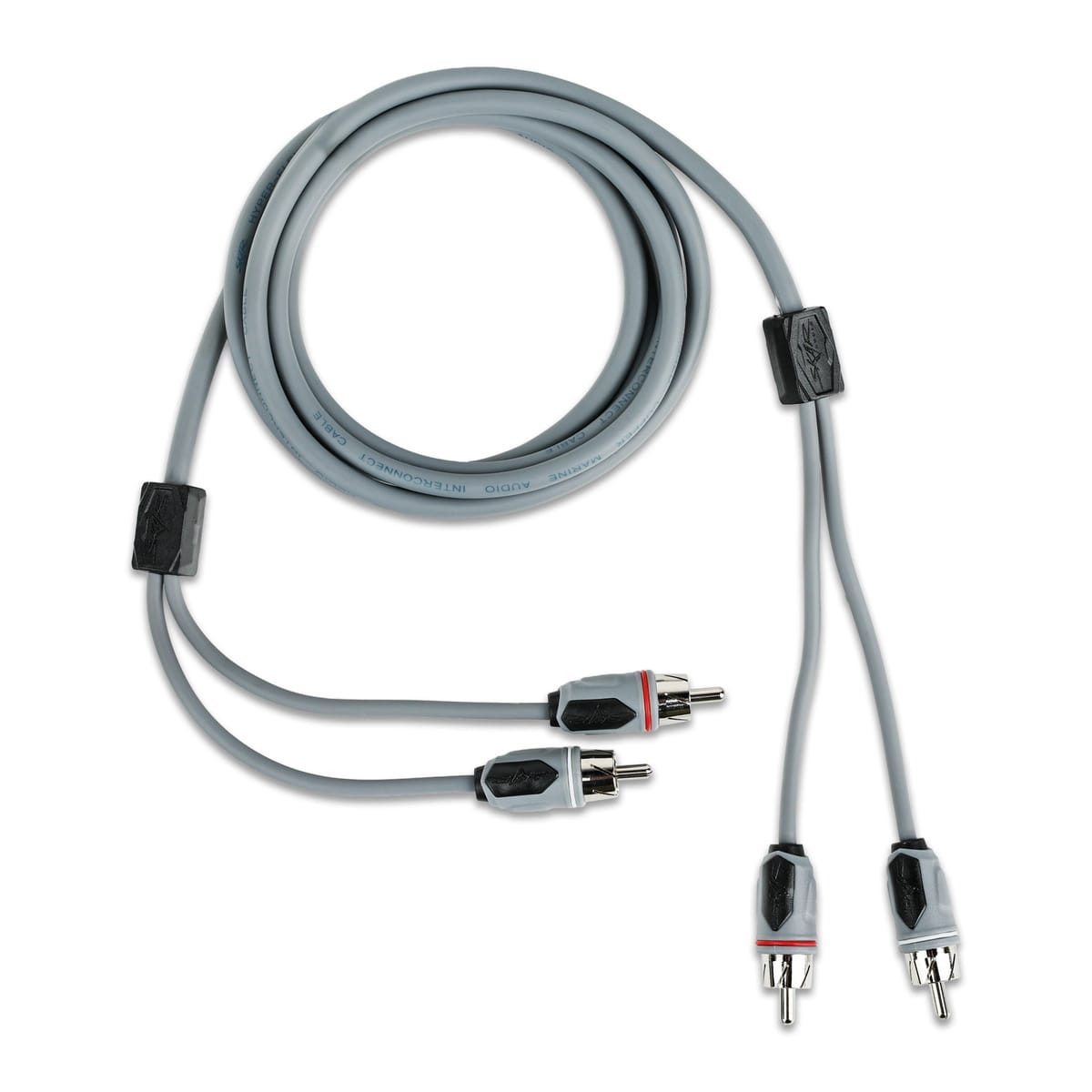 SKM2CHRCA6 | 6 Ft 2-Channel Marine Grade RCA Interconnect Cable #1