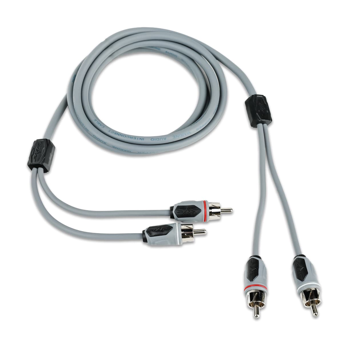 Featured Product Photo 2 for SKM2CHRCA6 | 6 Ft 2-Channel Marine Grade RCA Interconnect Cable
