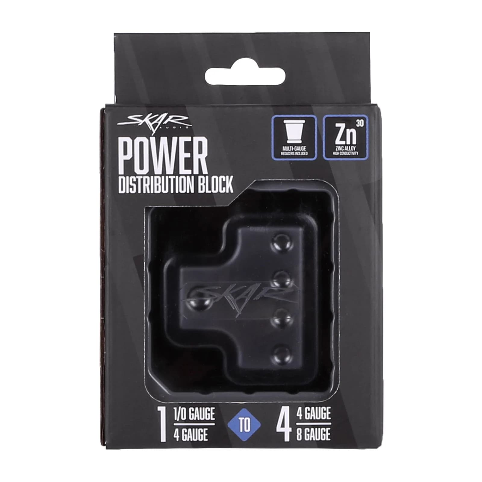 Featured Product Photo 8 for SK-DIST-BLK2 | Single 0/4 Gauge to Quad 4/8 Gauge Power Distribution Block
