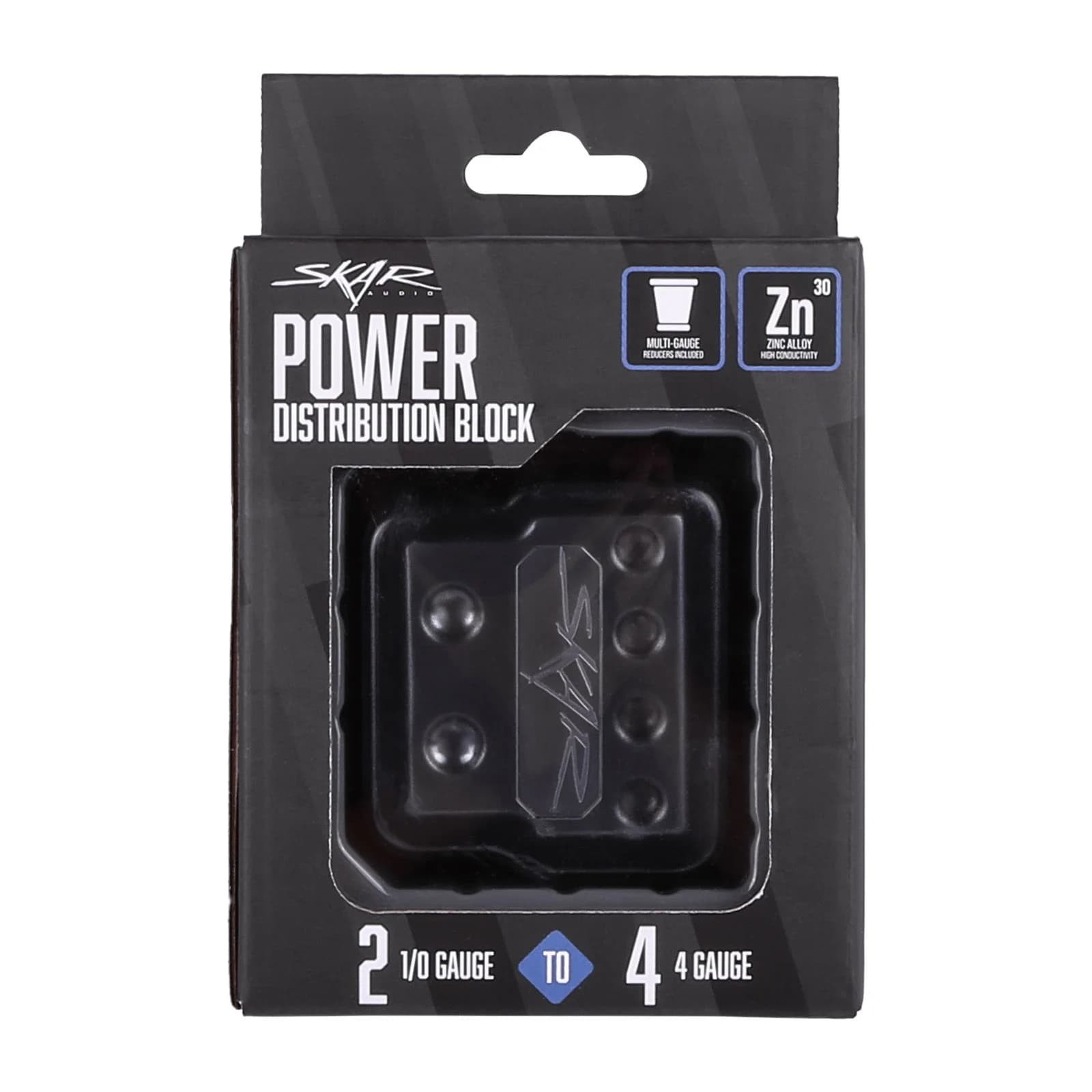 Featured Product Photo 7 for SK-DIST-BLK4 | Dual 1/0 Gauge to Quad 4 Gauge Power Distribution Block