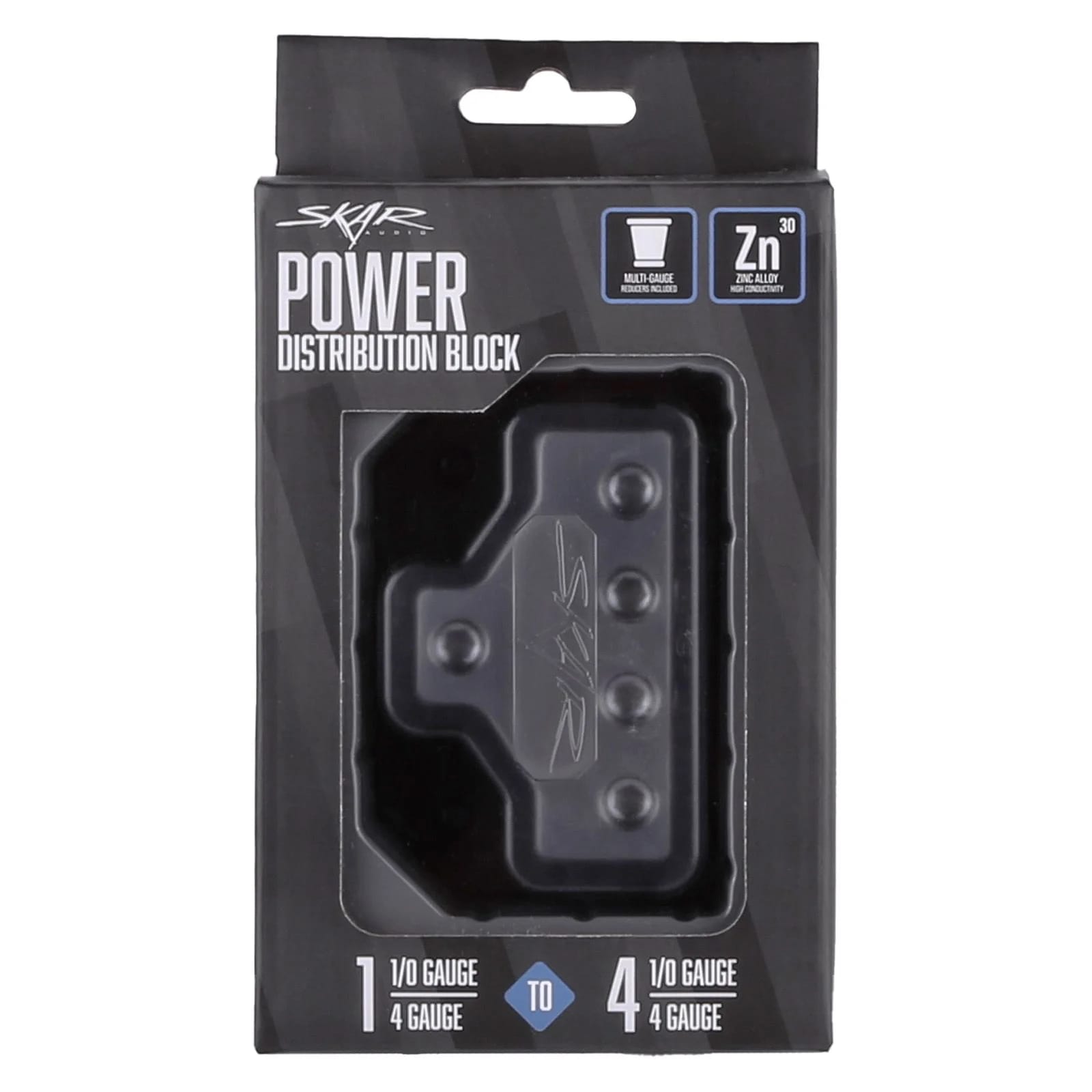SK-DIST-BLK7 | Single 0/4 Gauge to Quad 0/4 Gauge Power Distribution Block #9