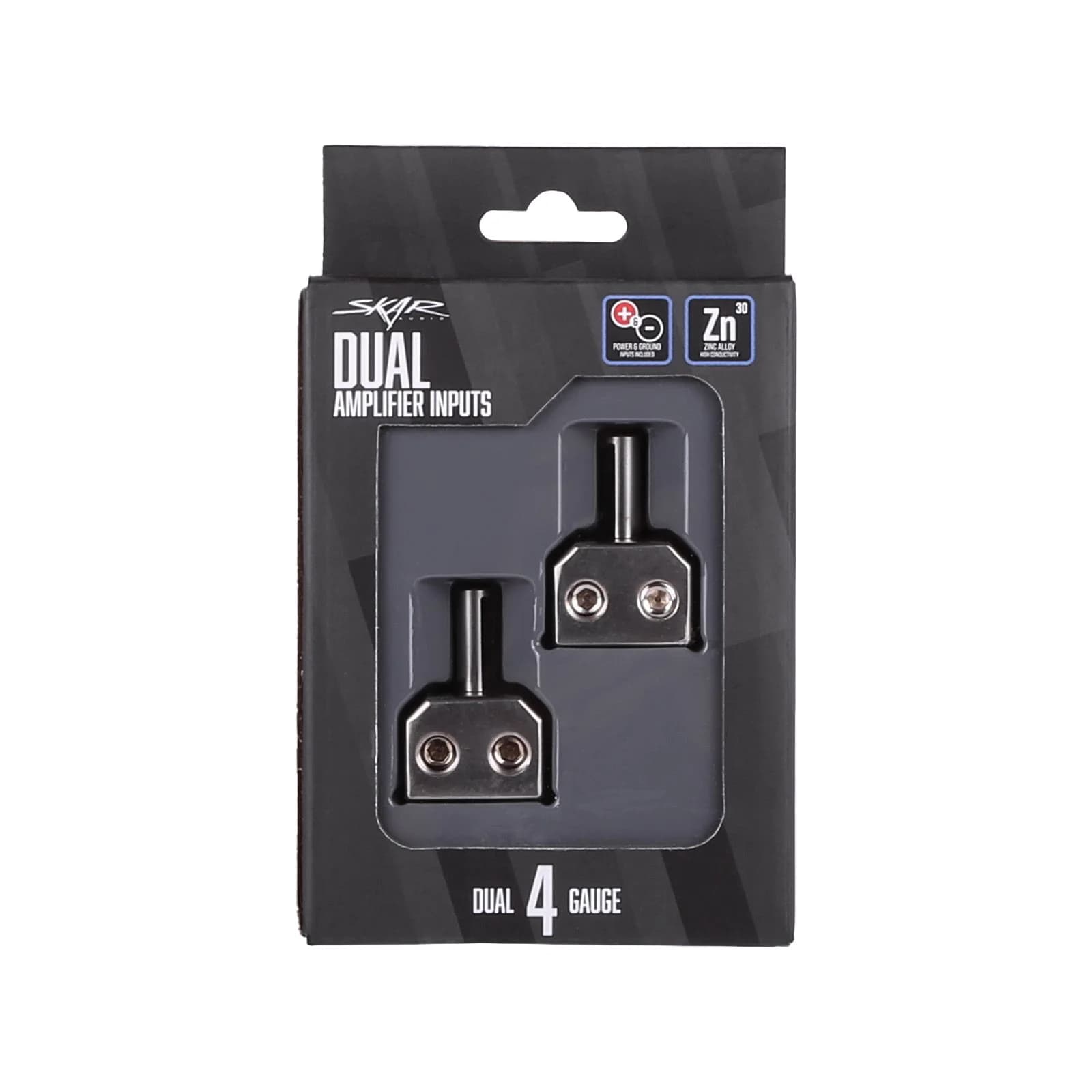 Featured Product Photo 7 for SK-DUAL4GA-AMPIN | Dual 4 Gauge to 4 Gauge Amplifier Input Adapters