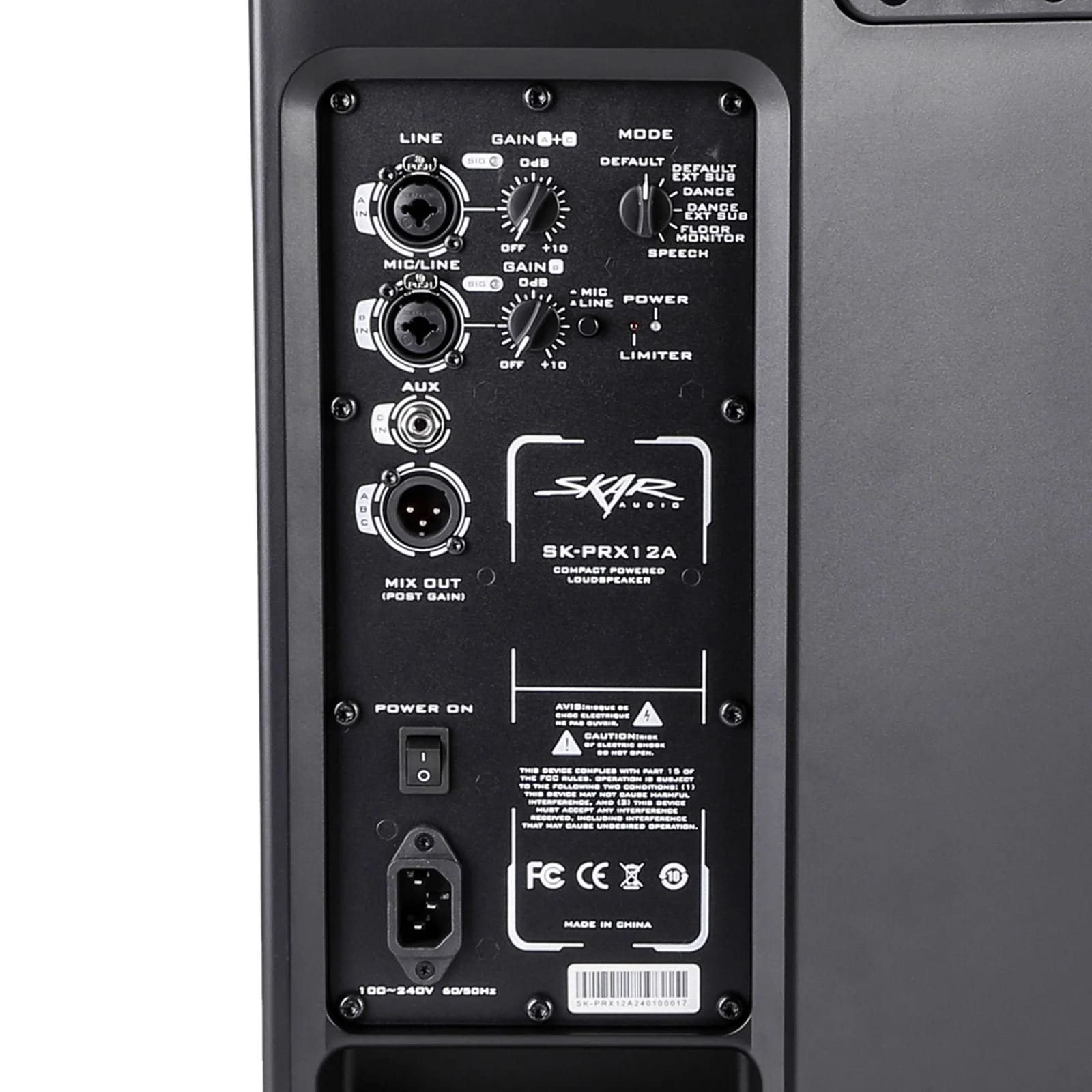 SK-PRX12A | 12" 1000 Watt Active 2-Way PA Loudspeaker #4