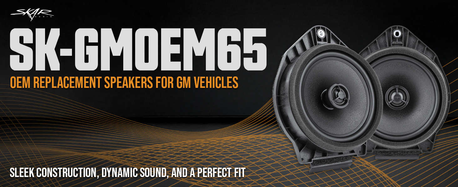 SK-GMOEM65 OEM Replacement Speakers for GM Vehicles