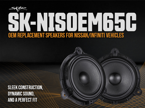 SK-NISOEM65C OEM Component Speaker Replacement for Nissan and Infiniti Vehicles